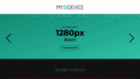 What Mydevice.io website looked like in 2023 (1 year ago)