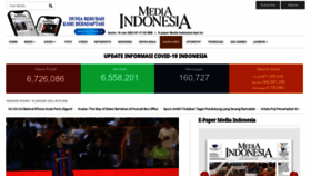 What Mediaindonesia.com website looked like in 2023 (1 year ago)