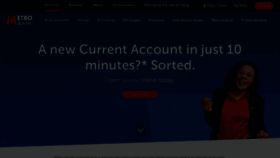 What Metrobankonline.co.uk website looked like in 2023 (1 year ago)