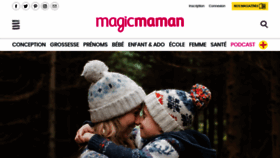 What Magicmaman.com website looked like in 2023 (1 year ago)