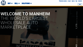 What Manheim.com website looked like in 2023 (1 year ago)