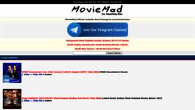 What Moviemad.haus website looked like in 2023 (1 year ago)