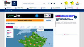 What Meteofrance.com website looked like in 2023 (1 year ago)