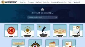 What Mevzuat.gov.tr website looked like in 2023 (1 year ago)