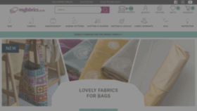 What Myfabrics.co.uk website looked like in 2023 (1 year ago)