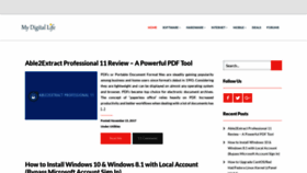 What Mydigitallife.info website looked like in 2023 (3 years ago)