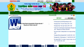 What Mndaitu.vinhphuc.edu.vn website looked like in 2023 (1 year ago)