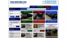 What Mod-sales.com website looked like in 2023 (1 year ago)