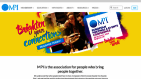 What Mpi.org website looked like in 2023 (1 year ago)