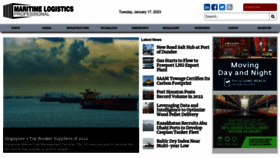 What Maritimeprofessional.com website looked like in 2023 (1 year ago)