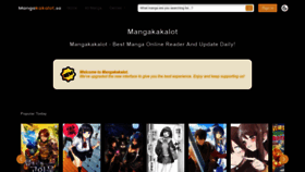 What Mangakakalot.so website looked like in 2023 (1 year ago)