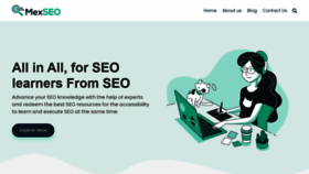 What Mexseo.info website looked like in 2023 (2 years ago)
