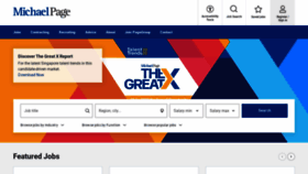 What Michaelpage.com.sg website looked like in 2023 (2 years ago)