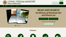 What Ministrybooks.org website looked like in 2023 (1 year ago)