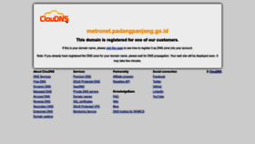 What Metronet.padangpanjang.go.id website looked like in 2023 (1 year ago)