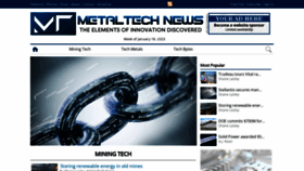 What Metaltechnews.com website looked like in 2023 (1 year ago)