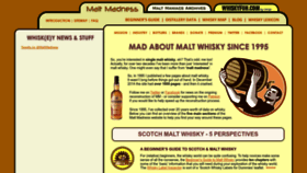What Maltmadness.com website looked like in 2023 (1 year ago)
