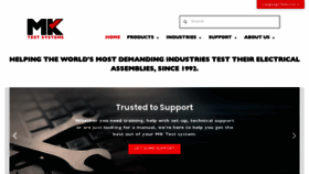 What Mktest.com website looked like in 2023 (1 year ago)