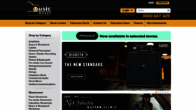 What Musicworks.co.nz website looked like in 2023 (1 year ago)
