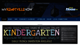 What Mykemptvillenow.com website looked like in 2023 (2 years ago)