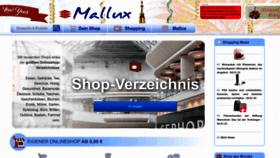 What Mallux.de website looked like in 2023 (1 year ago)