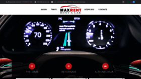 What Maxrent.md website looked like in 2023 (1 year ago)