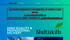 What Multiskillsllc.com website looked like in 2023 (1 year ago)