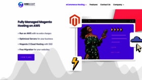 What Magehost.com website looked like in 2023 (1 year ago)
