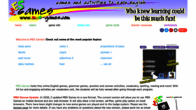 What Mes-games.com website looked like in 2023 (1 year ago)