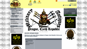 What Military-antiques.cz website looked like in 2023 (1 year ago)