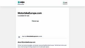 What Motorbikeeurope.com website looked like in 2023 (1 year ago)