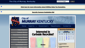 What Murrayky.gov website looked like in 2023 (1 year ago)