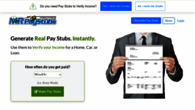 What Mrpaystubs.com website looked like in 2023 (1 year ago)