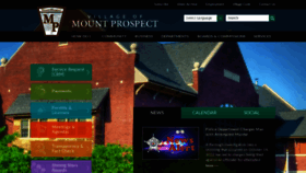What Mountprospect.org website looked like in 2023 (1 year ago)