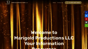 What Marigoldproduction.com website looked like in 2023 (1 year ago)