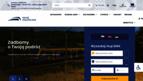 What Malopolskiekoleje.pl website looked like in 2023 (2 years ago)