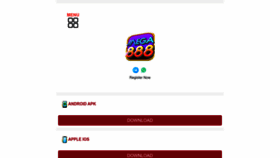 What M-mega888.app website looked like in 2023 (1 year ago)