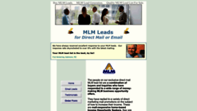 What Mlm-mailing-lists.com website looked like in 2023 (1 year ago)