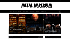 What Metalimperium.com website looked like in 2023 (1 year ago)