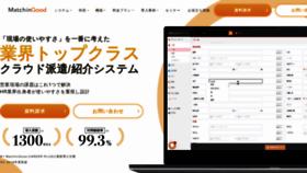 What Matchingood.co.jp website looked like in 2023 (1 year ago)