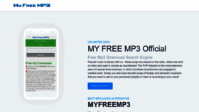 What Myfreemp3.eu website looked like in 2023 (1 year ago)