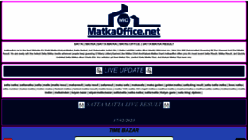 What Matkaoffice.net website looked like in 2023 (1 year ago)