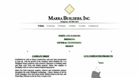 What Marrabuilders.com website looked like in 2023 (1 year ago)