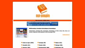 What Mon-annuaire.com website looked like in 2023 (1 year ago)