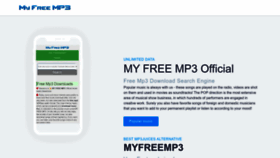 What Myfreemp3.blog website looked like in 2023 (1 year ago)