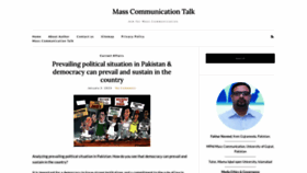 What Masscommunicationtalk.com website looked like in 2023 (1 year ago)