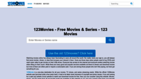 What Movies123.sbs website looked like in 2023 (1 year ago)