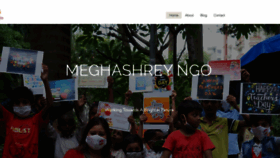 What Meghashrey.com website looked like in 2023 (2 years ago)
