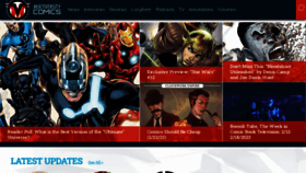 What Multiversitycomics.com website looked like in 2023 (1 year ago)
