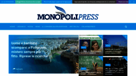 What Monopolipress.it website looked like in 2023 (1 year ago)